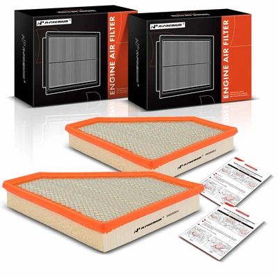 2 Pcs Engine Air Filter