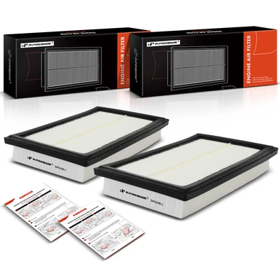 2 Pcs Engine Air Filter