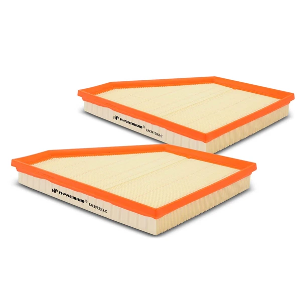 2 Pcs Left & Right Engine Air Filter for BMW X5 2007-2010 V8 4.8L