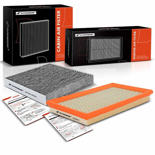 Engine & Activated Carbon Cabin Air Filter for Nissan Altima 2002-2006 INFINITI