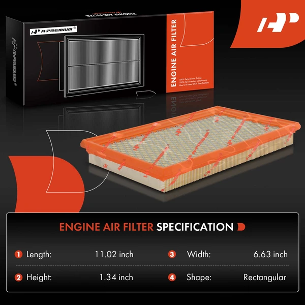 Engine & Activated Carbon Cabin Air Filter for Nissan Altima Maxima Murano Quest