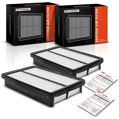 2 Pcs Engine Air Filter