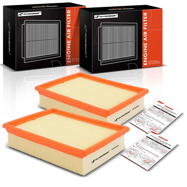 2 Pcs Engine Air Filter for 1994-1999 2001-2004 BMW M3