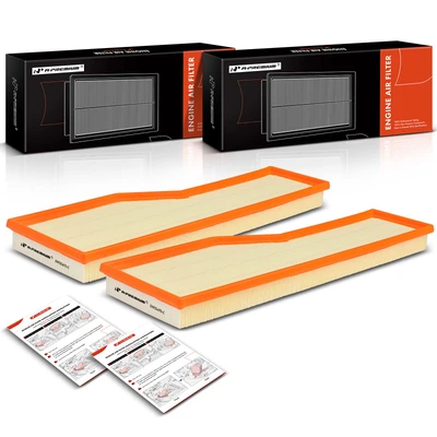 2 Pcs Engine Air Filter