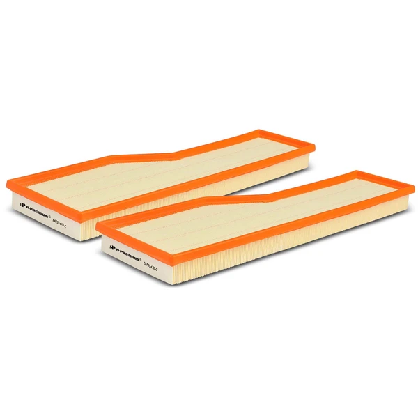 2 Pcs Engine Air Filter for Porsche 911 1999-2008 H6 3.4L 3.6L 3.8L