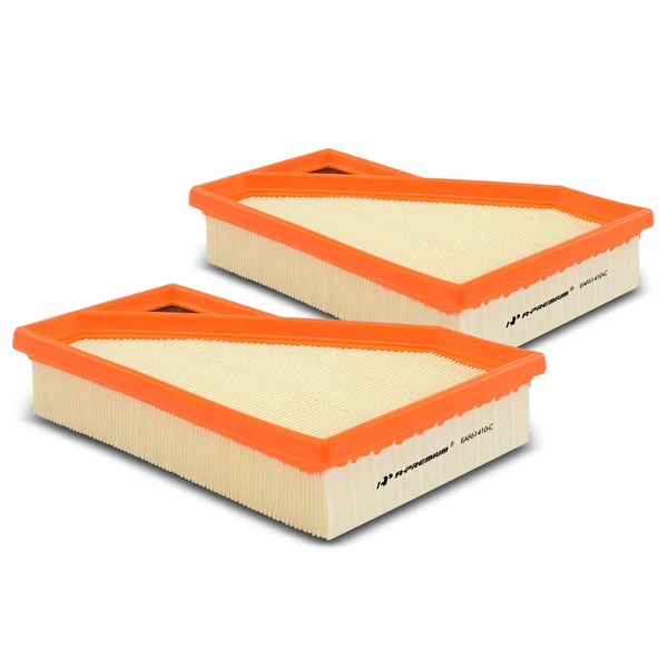 2 Pcs Engine Air Filter for Mini Cooper 2004-2008 L4 1.6L Manual  Trans