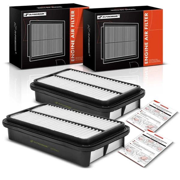 2 Pcs Engine Air Filter for 1995-2002 Saturn SC1