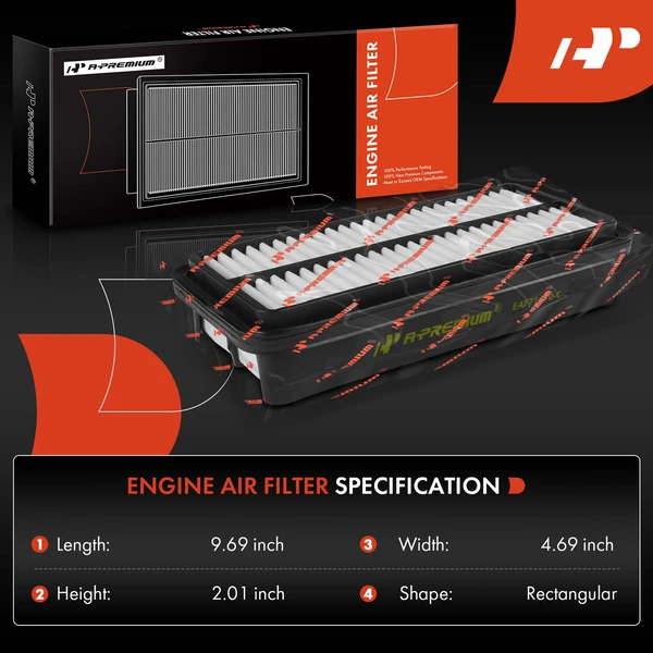 1 Pc Engine Air Filter for Toyota Paseo 1992-1999 Tercel 1991-1999 L4 1.5L