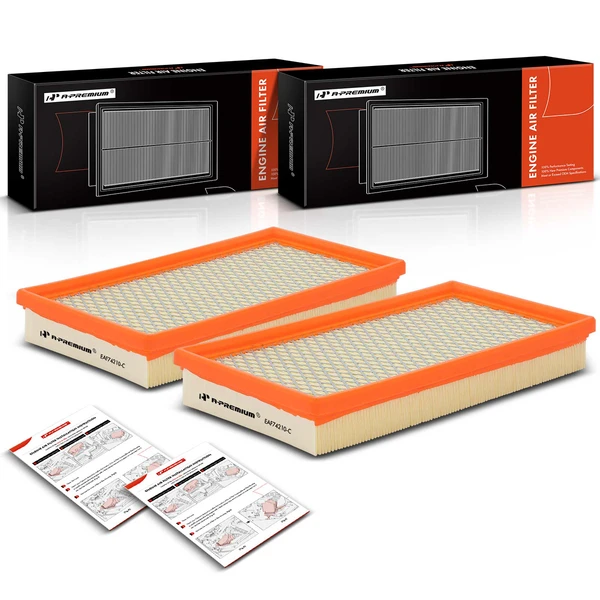 2 Pcs Engine Air Filter for 1992-2005 GMC Jimmy