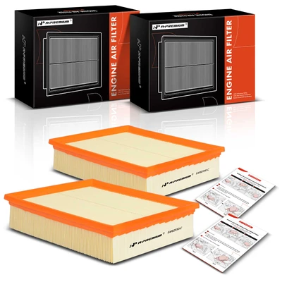 2 Pcs Engine Air Filter