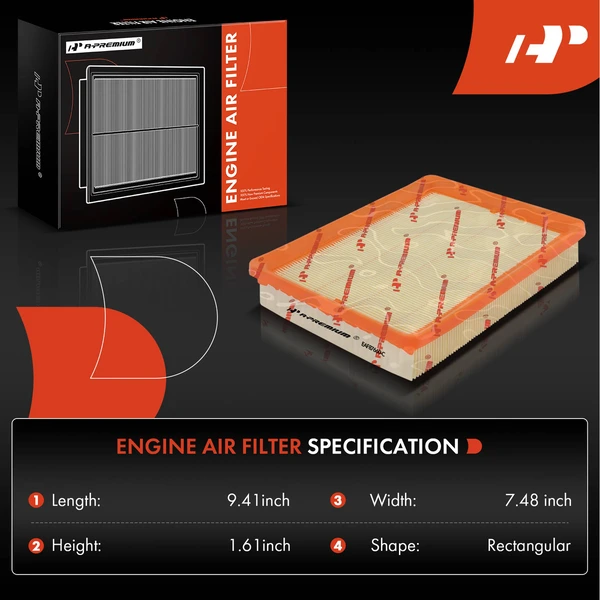 Engine & Activated Carbon Cabin Air Filter for Kia Magentis 2005-2006 Optima 2006