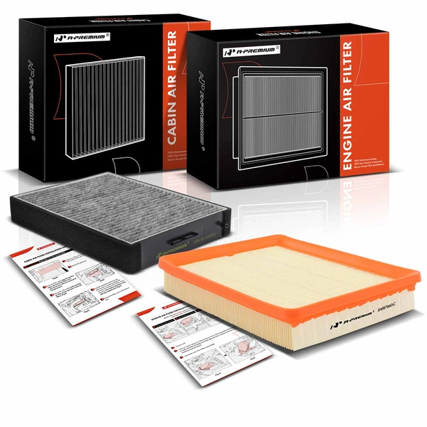Engine & Activated Carbon Cabin Air Filter for Hyundai Sonata 99-05 Kia Optima
