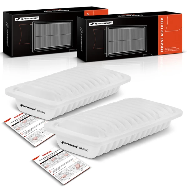 2 Pcs Engine Air Filter for 2000-2005 Toyota Echo