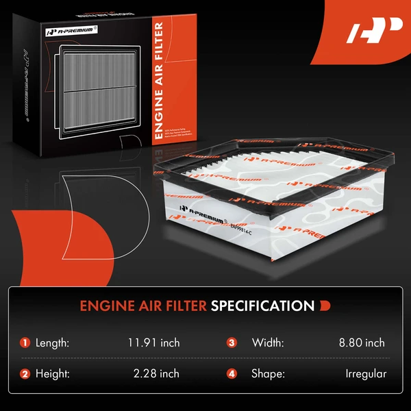 Engine Air Filter for Nissan Rogue 2021 2022 L4 2.5L L3 1.5L