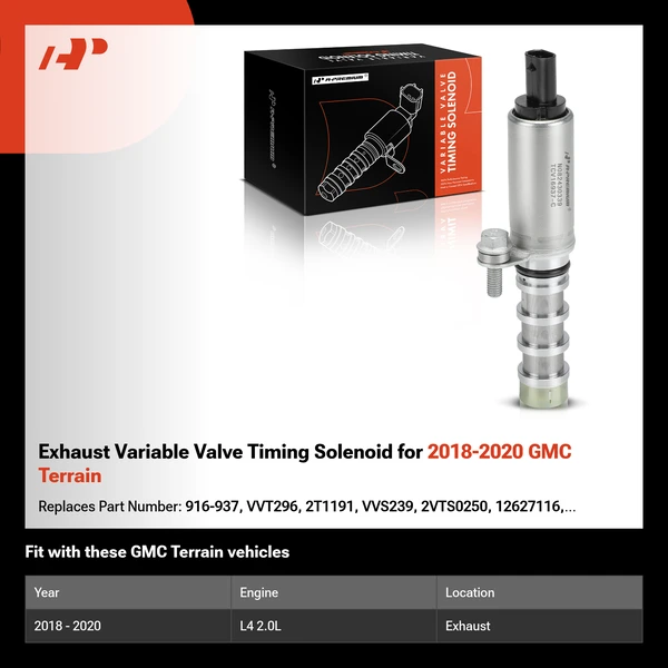 Exhaust Variable Valve Timing Solenoid for 2018-2020 GMC Terrain