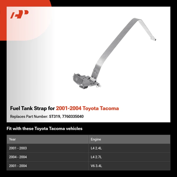 Fuel Tank Strap for 2001-2004 Toyota Tacoma