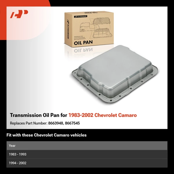 Transmission Oil Pan for 1983-2002 Chevrolet Camaro