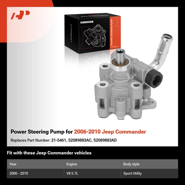 Power Steering Pump for 2006-2010 Jeep Commander