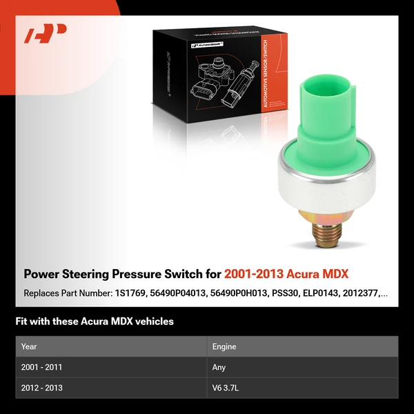 Power Steering Pressure Switch for 2001-2013 Acura MDX