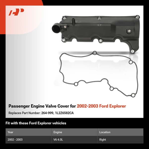 Passenger Engine Valve Cover for 2002-2003 Ford Explorer