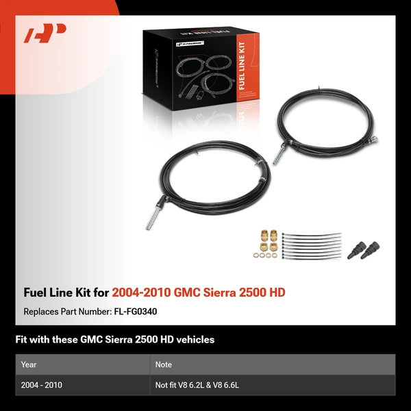 Fuel Line Kit for 2004-2010 GMC Sierra 2500 HD