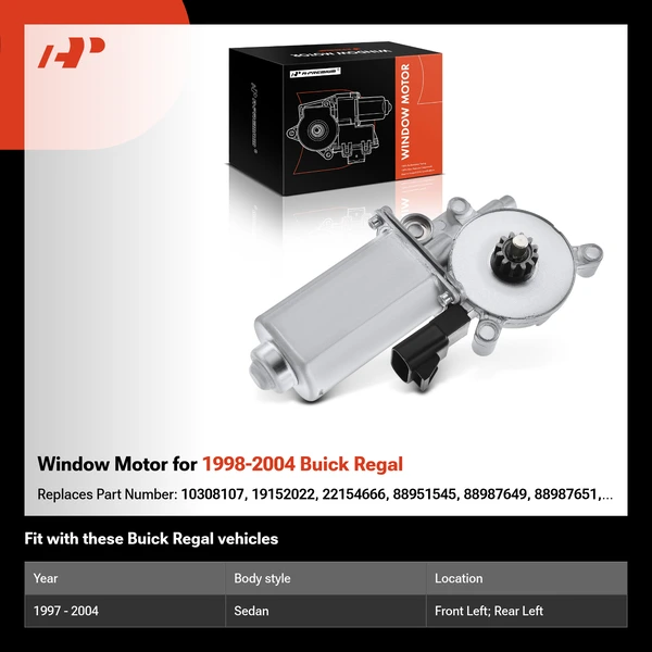 Window Motor for 1998-2004 Buick Regal