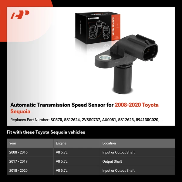Automatic Transmission Speed Sensor for 2008-2020 Toyota Sequoia