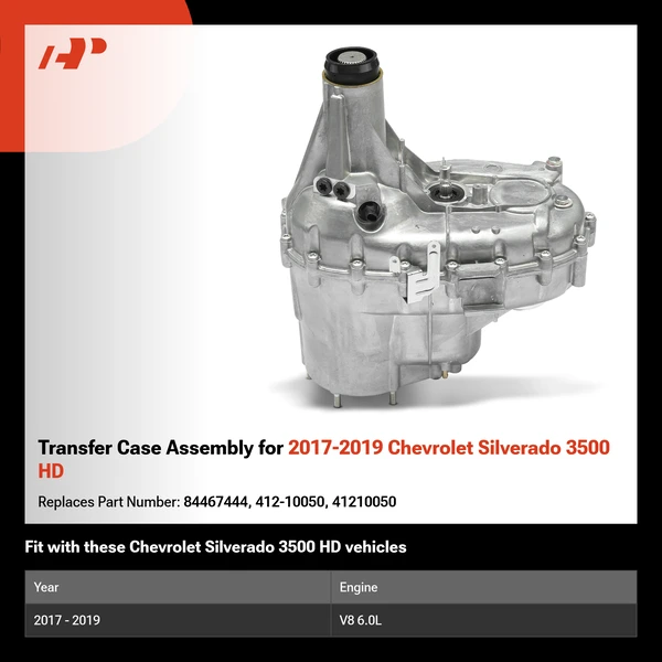 Transfer Case Assembly for 2017-2019 Chevrolet Silverado 3500 HD