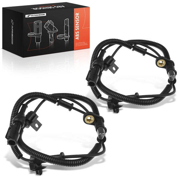 2 Pcs Front Driver & Passenger ABS Wheel Speed Sensor for 2005-2007 Ford F-250 Super Duty