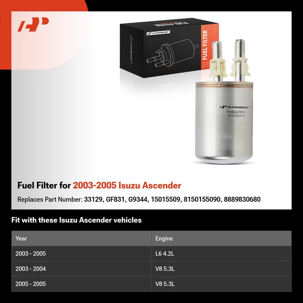 Fuel Filter for 2003-2005 Isuzu Ascender