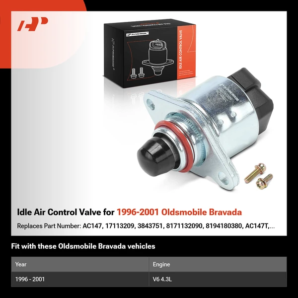 Idle Air Control Valve for 1996-2001 Oldsmobile Bravada