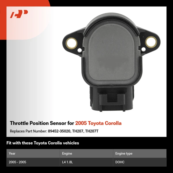Throttle Position Sensor for 2005 Toyota Corolla