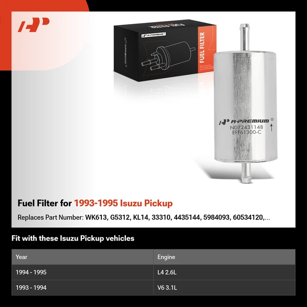 Fuel Filter for 1993-1995 Isuzu Pickup