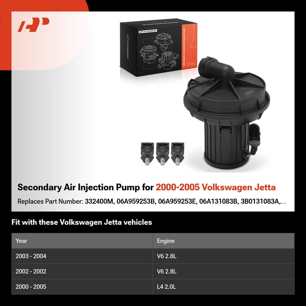 Secondary Air Injection Pump for 2000-2005 Volkswagen Jetta