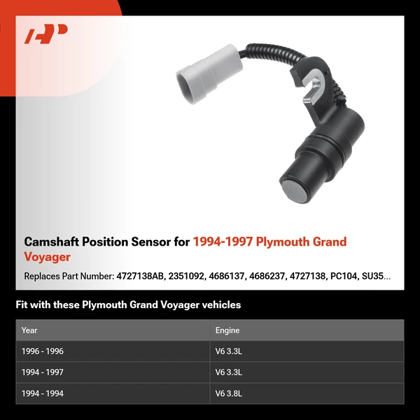 Camshaft Position Sensor for 1994-1997 Plymouth Grand Voyager