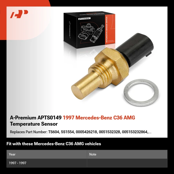 A-Premium APTS0149 1997 Mercedes-Benz C36 AMG Temperature Sensor