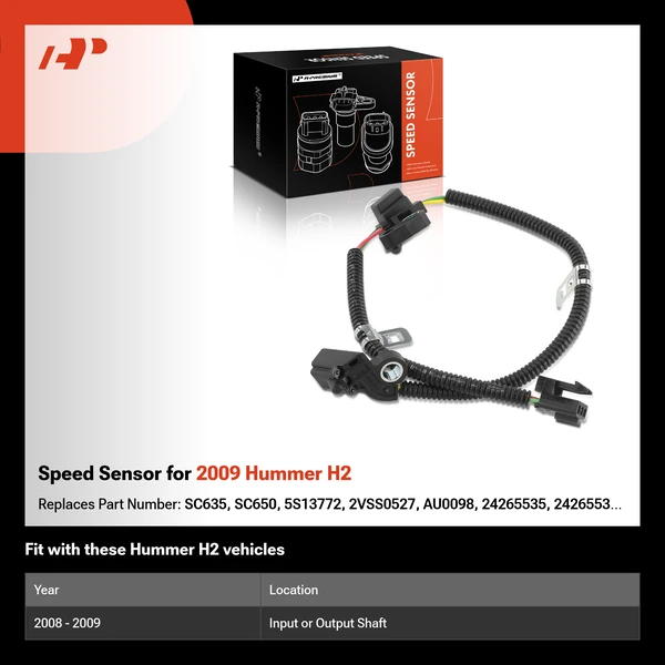 Speed Sensor for 2009 Hummer H2