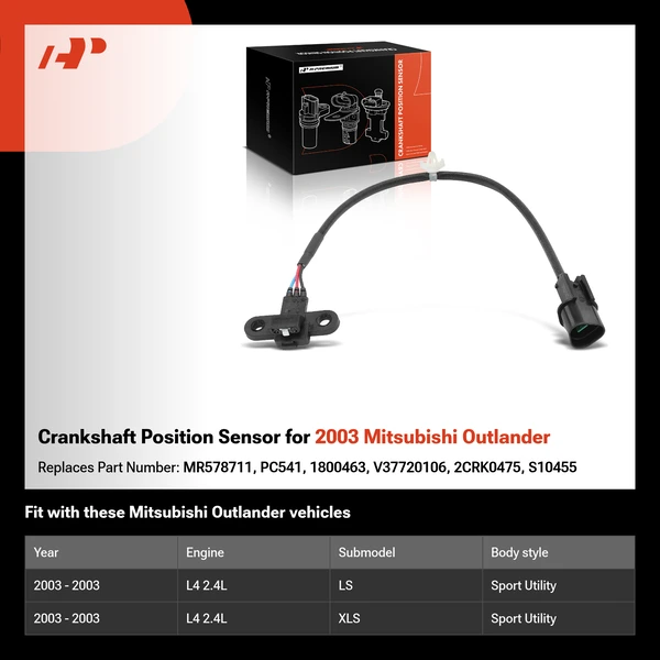 Crankshaft Position Sensor for 2003 Mitsubishi Outlander
