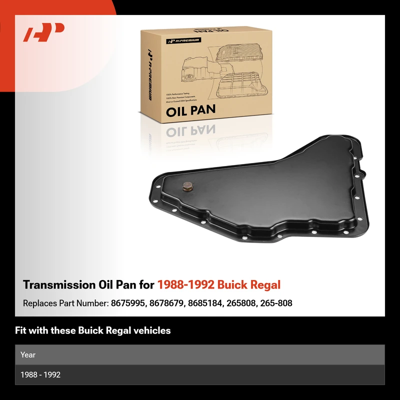 Transmission Oil Pan for 1988-1992 Buick Regal
