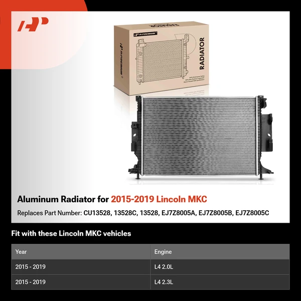 Aluminum Radiator for 2015-2019 Lincoln MKC