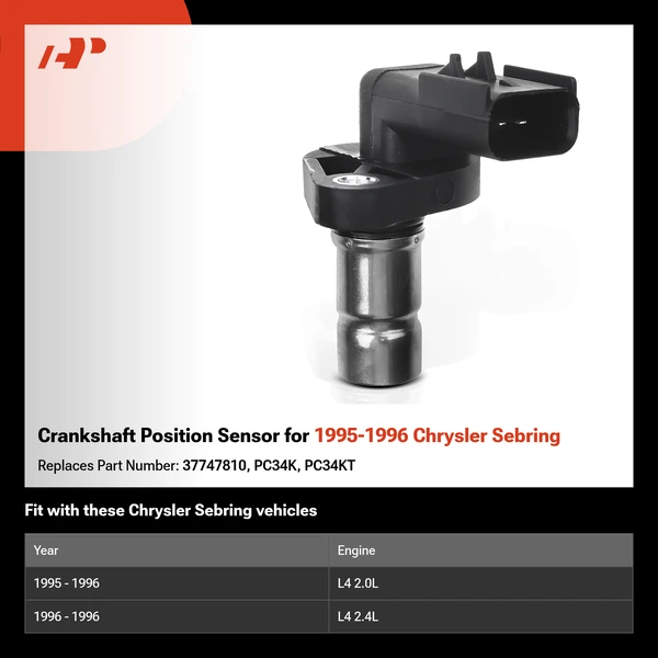 Crankshaft Position Sensor for 1995-1996 Chrysler Sebring