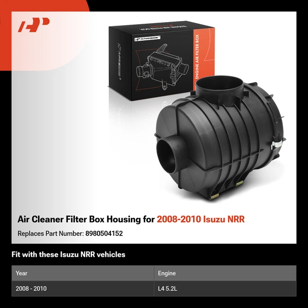 Air Cleaner Filter Box Housing for 2008-2010 Isuzu NRR