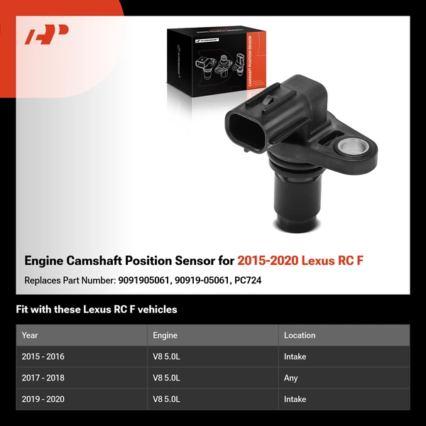 Engine Camshaft Position Sensor for 2015-2020 Lexus RC F