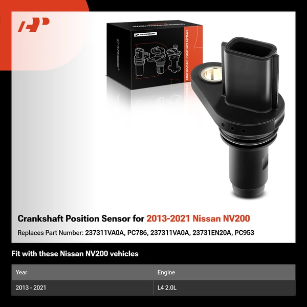 Crankshaft Position Sensor for 2013-2021 Nissan NV200