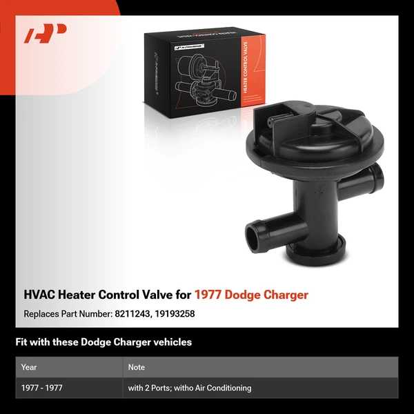 HVAC Heater Control Valve for 1977 Dodge Charger