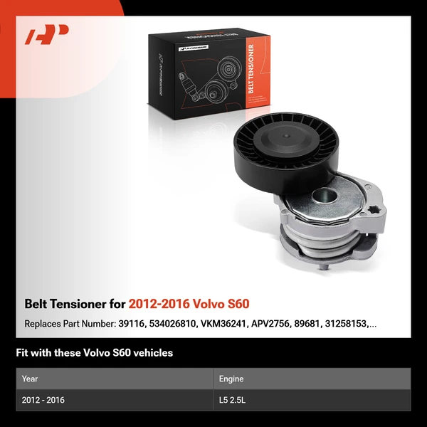 Belt Tensioner for 2012-2016 Volvo S60