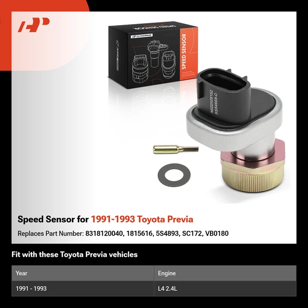 Speed Sensor for 1991-1993 Toyota Previa