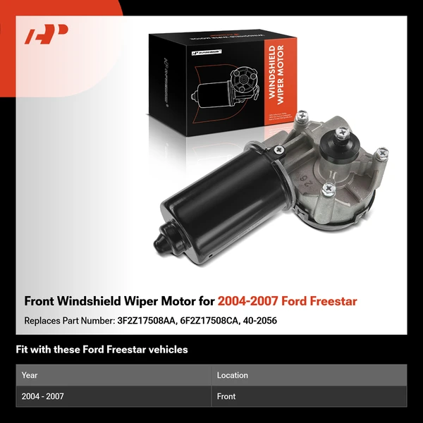 Front Windshield Wiper Motor for 2004-2007 Ford Freestar