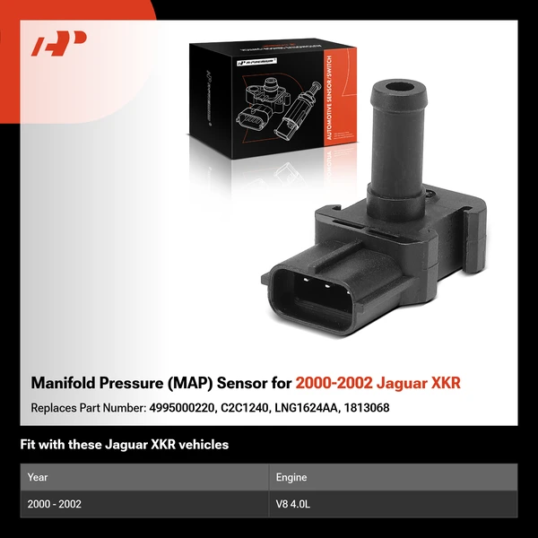 Manifold Pressure (MAP) Sensor for 2000-2002 Jaguar XKR