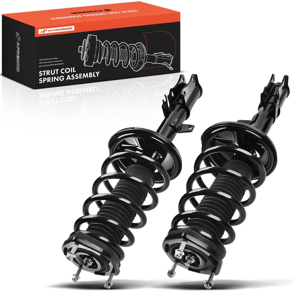2-Pc Strut and Coil Spring Assembly Set Rear Driver & Passenger A-Premium APSA0295